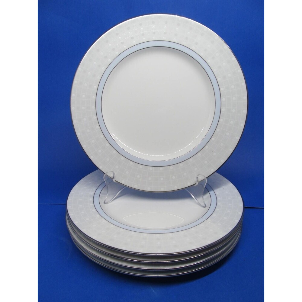 Noritake Aria Platinum 9 1/2" Luncheon Plates set of 5